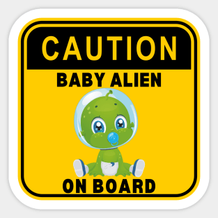 Baby Alien Sticker